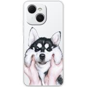 Прозорий чохол BoxFace Tecno Spark 40C Husky