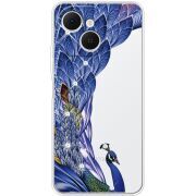 Чохол зі стразами Tecno Spark 40C Peafowl