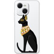 Чохол зі стразами Tecno Spark 40C Egipet Cat