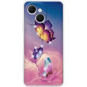 Чохол зі стразами Tecno Spark 40C Butterflies