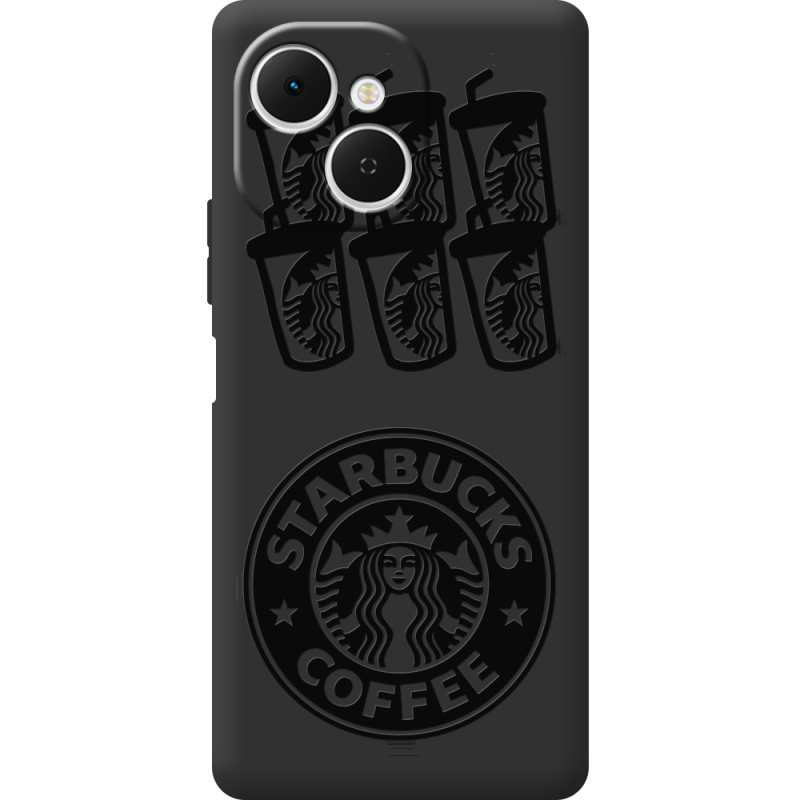 Чорний чохол BoxFace Tecno Spark 40C Black Coffee