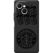Чорний чохол BoxFace Tecno Spark 40C Black Coffee