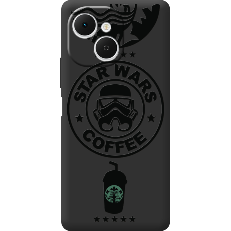 Чорний чохол BoxFace Tecno Spark 40C Dark Coffee