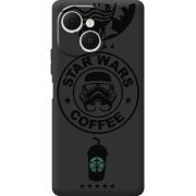 Чорний чохол BoxFace Tecno Spark 40C Dark Coffee