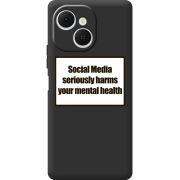 Чорний чохол BoxFace Tecno Spark 40C 