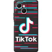 Чорний чохол BoxFace Tecno Spark 40C Tik Tok