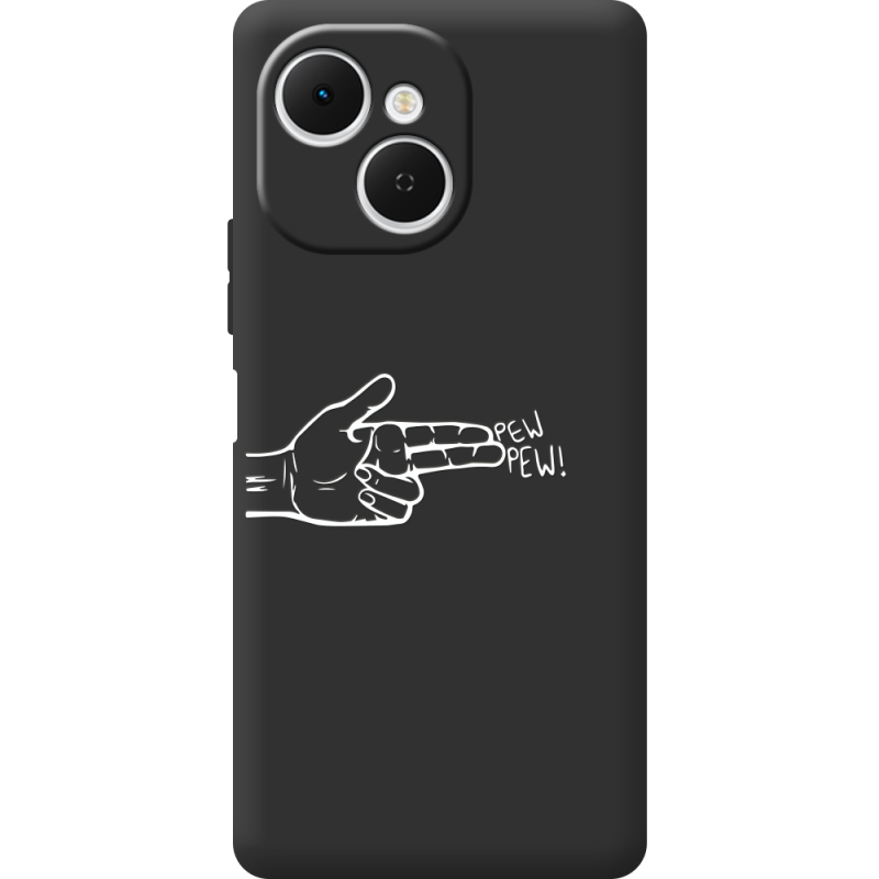 Чорний чохол BoxFace Tecno Spark 40C Pew Pew