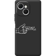 Чорний чохол BoxFace Tecno Spark 40C Pew Pew