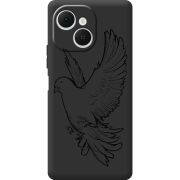 Чорний чохол BoxFace Tecno Spark 40C Dove