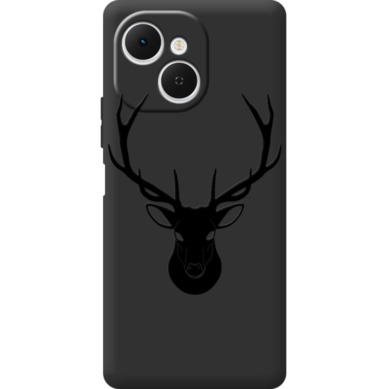 Чорний чохол BoxFace Tecno Spark 40C Deer