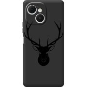 Чорний чохол BoxFace Tecno Spark 40C Deer