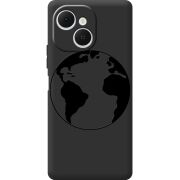 Чорний чохол BoxFace Tecno Spark 40C Earth