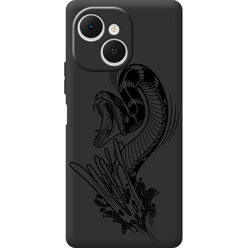 Чорний чохол BoxFace Tecno Spark 40C Snake