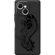 Чорний чохол BoxFace Tecno Spark 40C Snake