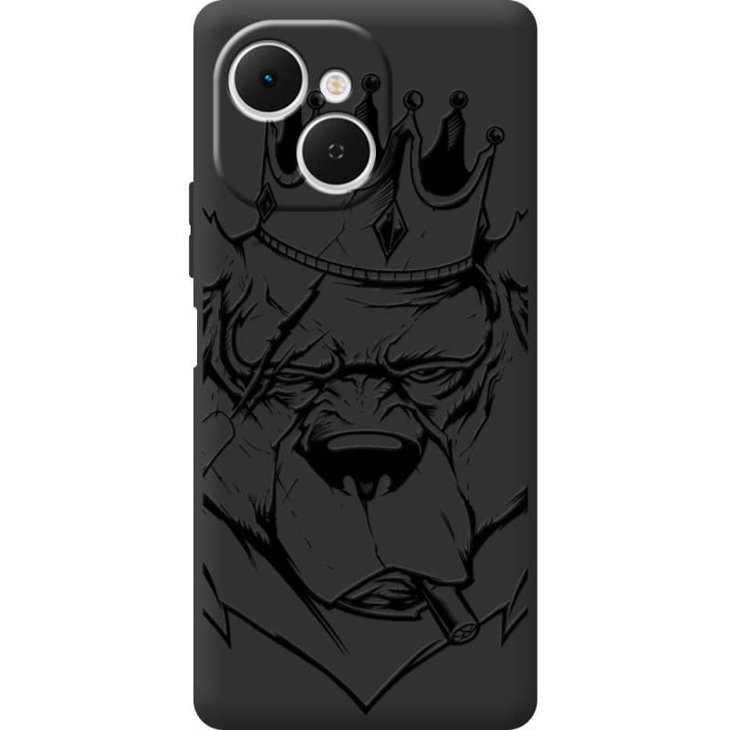Чорний чохол BoxFace Tecno Spark 40C Bear King