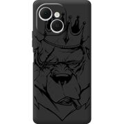 Чорний чохол BoxFace Tecno Spark 40C Bear King