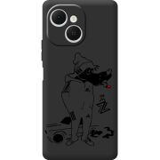 Чорний чохол BoxFace Tecno Spark 40C 