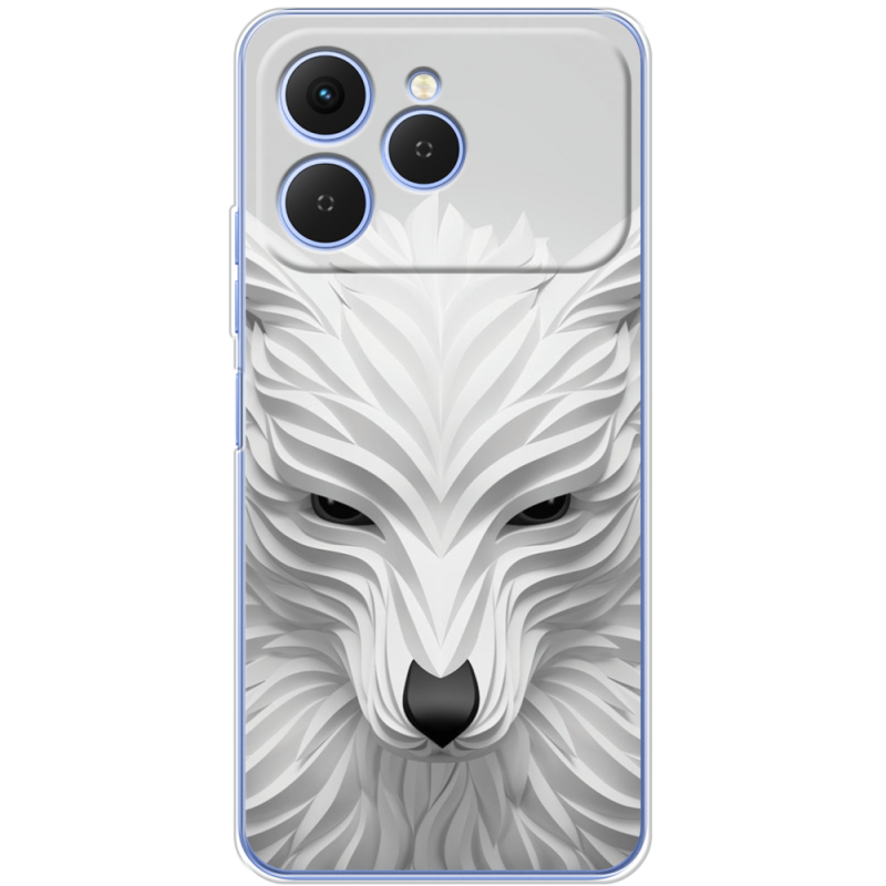 Чохол BoxFace Tecno Spark 40 White Wolf