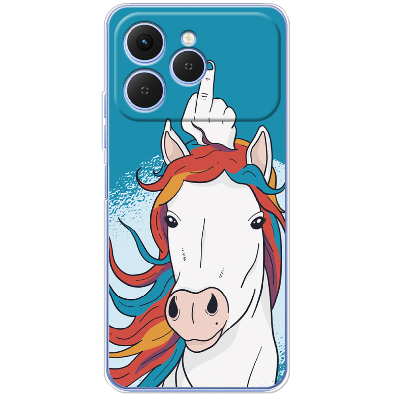 Чохол BoxFace Tecno Spark 40 Fuck Unicorn