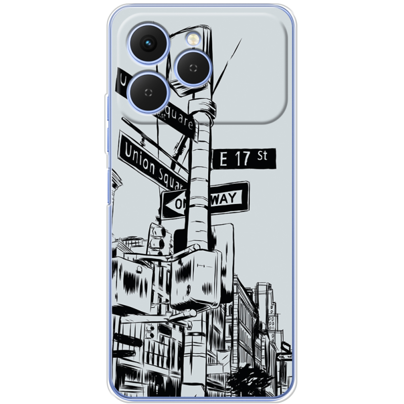 Чохол BoxFace Tecno Spark 40 17 Street