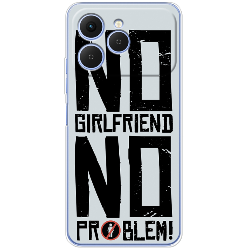 Чохол BoxFace Tecno Spark 40 No Girlfriend