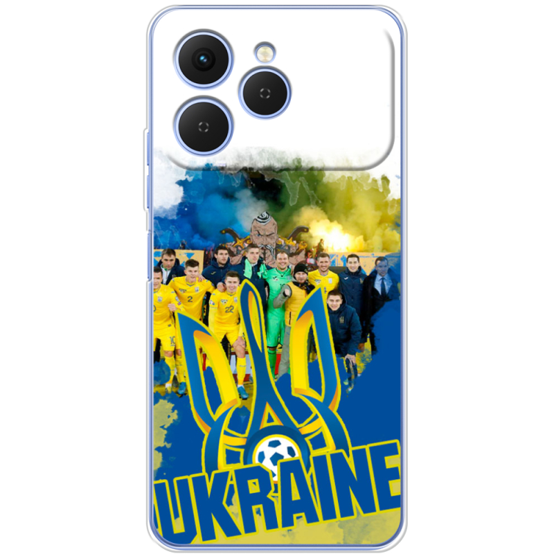 Чохол BoxFace Tecno Spark 40 Ukraine national team