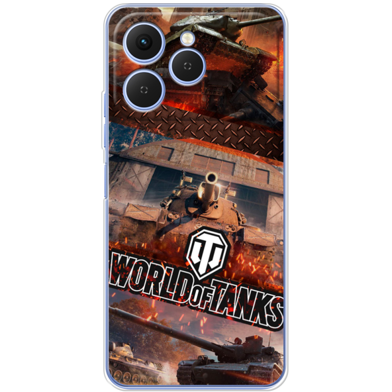 Чохол BoxFace Tecno Spark 40 World Of Tanks