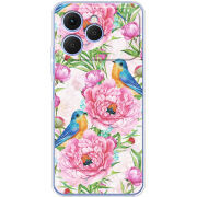 Чохол BoxFace Tecno Spark 40 Birds and Flowers