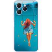 Чохол BoxFace Tecno Spark 40 Girl In The Sea