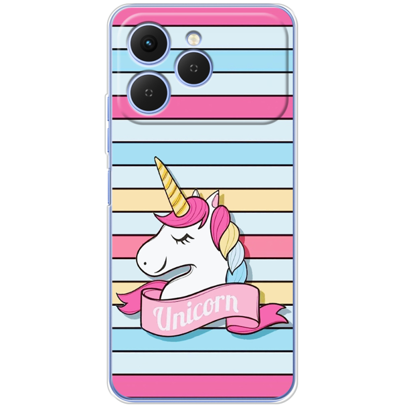Чохол BoxFace Tecno Spark 40 Unicorn