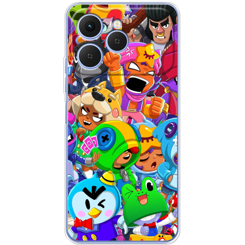 Чохол BoxFace Tecno Spark 40 friends brawl stars