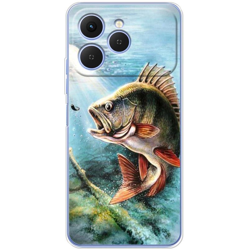 Чохол BoxFace Tecno Spark 40 Полосатый Бандит