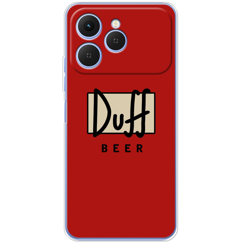 Чохол BoxFace Tecno Spark 40 Duff beer