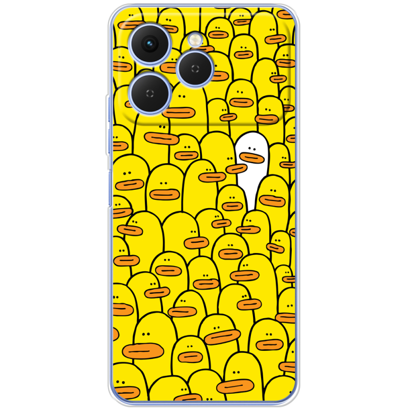 Чохол BoxFace Tecno Spark 40 Yellow Ducklings