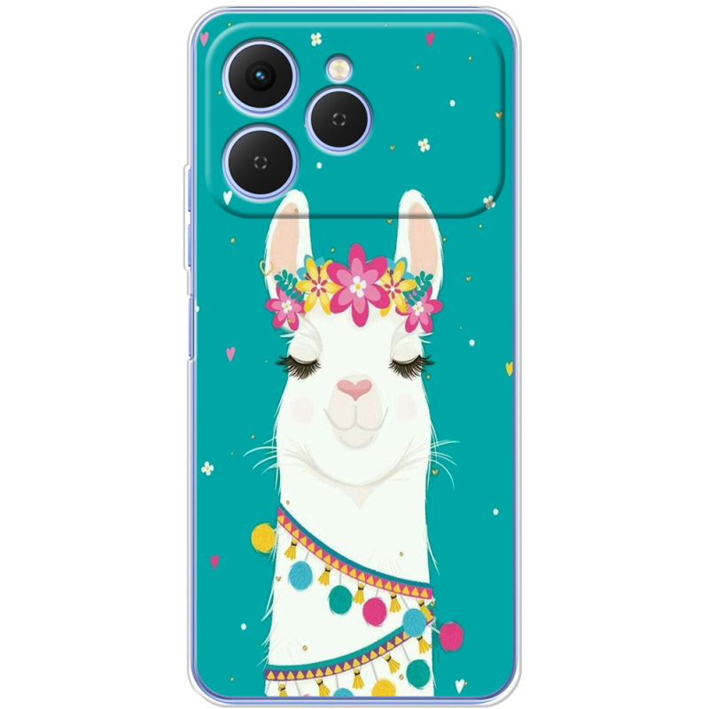 Чохол BoxFace Tecno Spark 40 Cold Llama