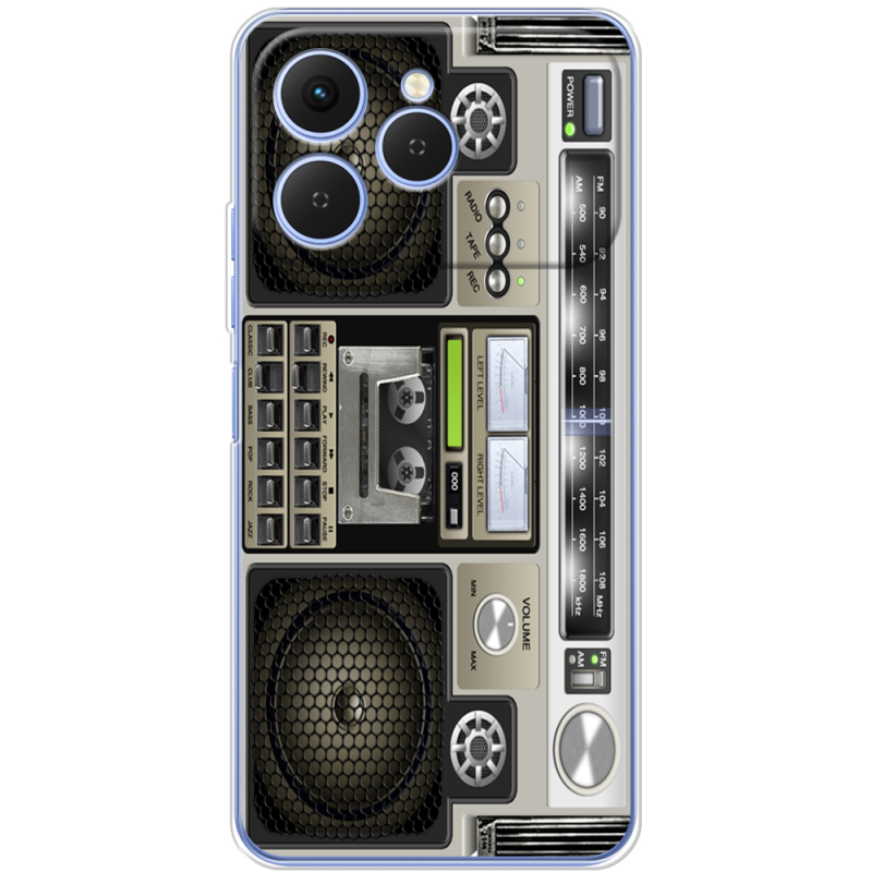 Чохол BoxFace Tecno Spark 40 Old Boombox