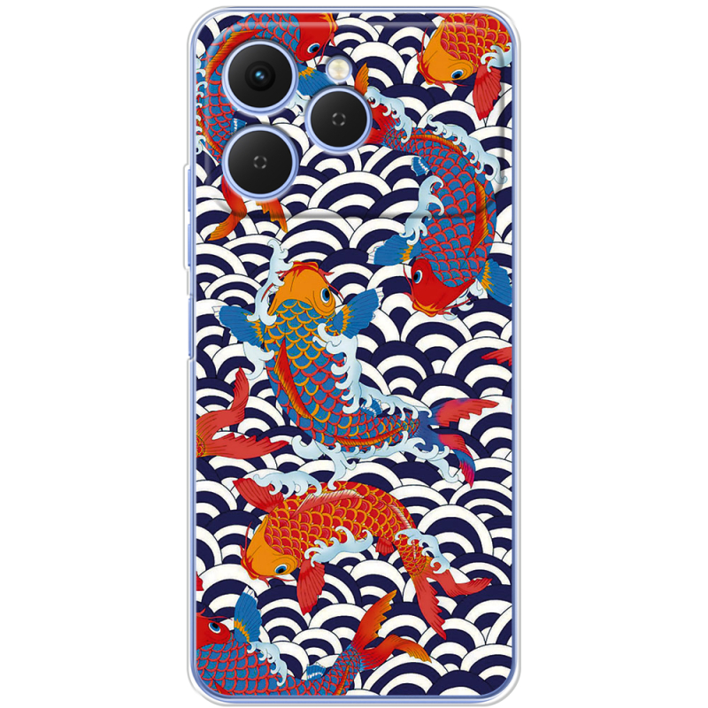 Чохол BoxFace Tecno Spark 40 Koi Fish