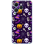 Чохол BoxFace Tecno Spark 40 Halloween Purple Mood