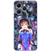 Чохол BoxFace Tecno Spark 40 Overwatch D.VA