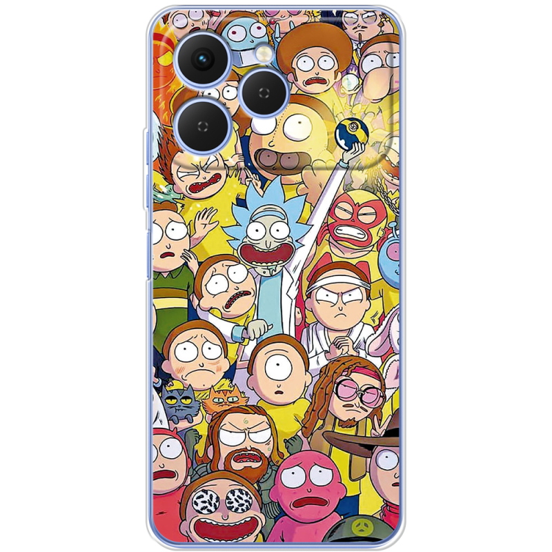 Чохол BoxFace Tecno Spark 40 Rick and Morty