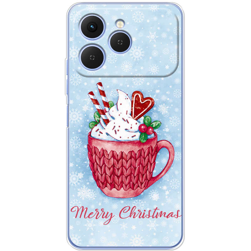 Чохол BoxFace Tecno Spark 40 Spicy Christmas Cocoa