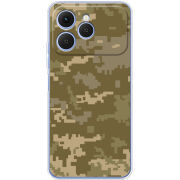 Чохол BoxFace Tecno Spark 40 Камуфляж ЗСУ