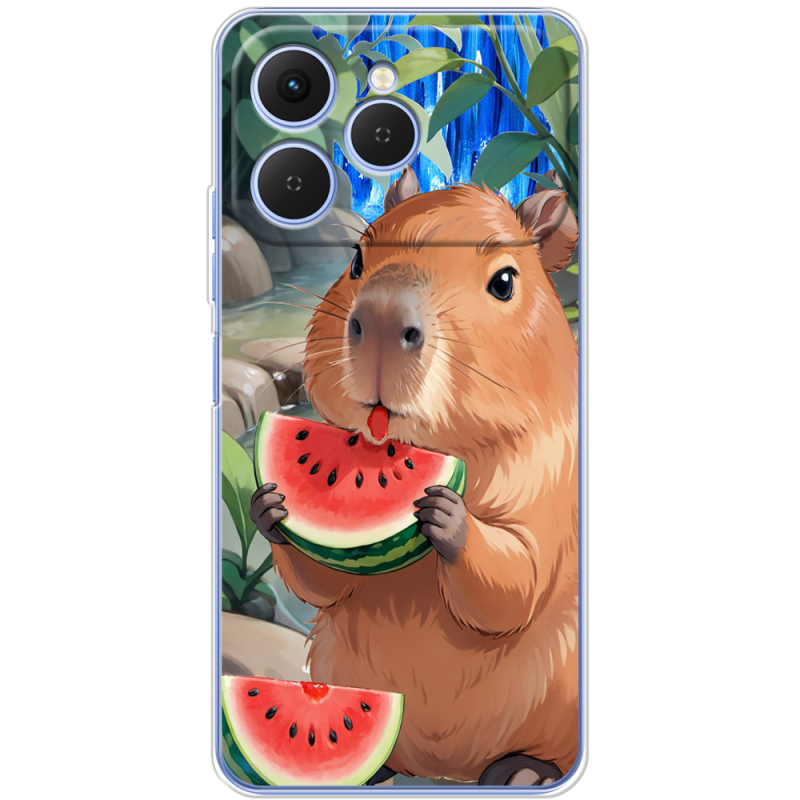 Чохол BoxFace Tecno Spark 40 Капібара з кавуном