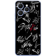 Чохол BoxFace Tecno Spark 40 Stray Kids автограф
