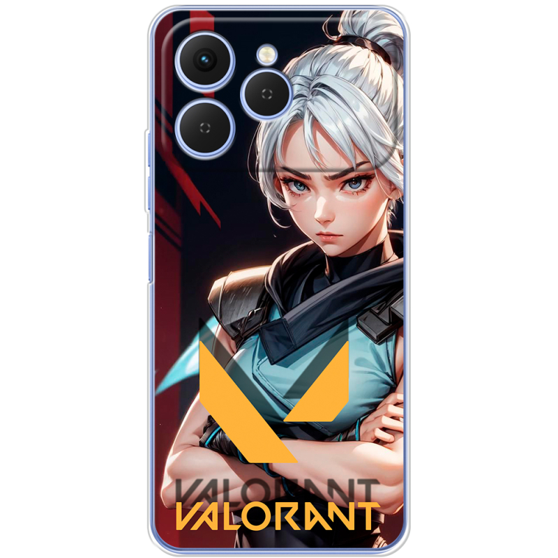 Чохол BoxFace Tecno Spark 40 Valorant Джет