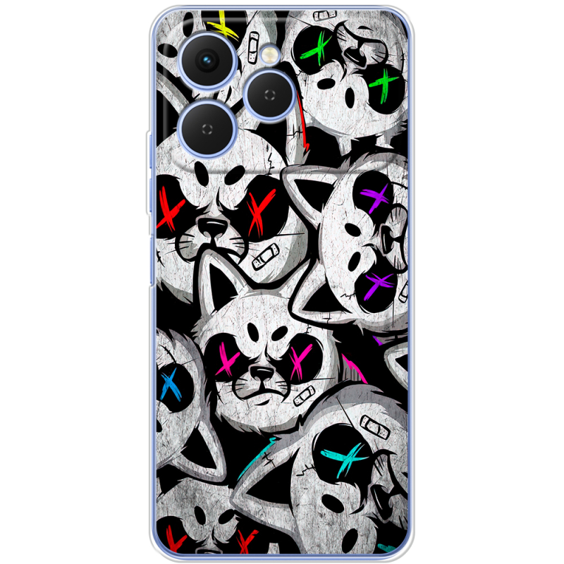 Чохол BoxFace Tecno Spark 40 Monster meow