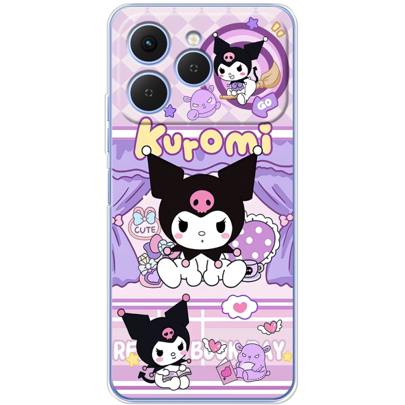 Чохол BoxFace Tecno Spark 40 Милі пустощі Kuromi