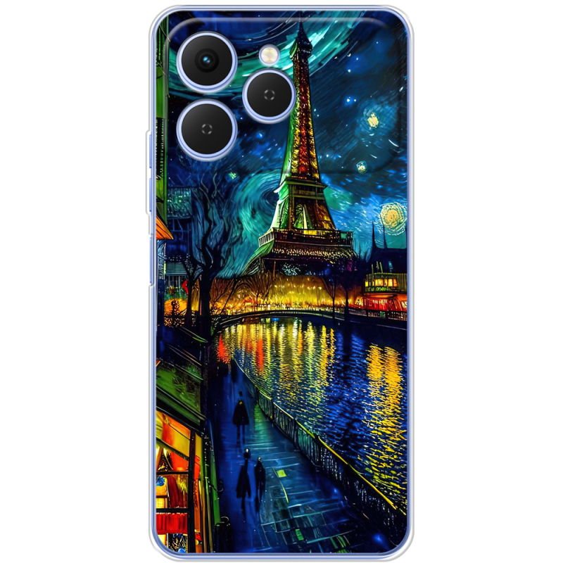 Чохол BoxFace Tecno Spark 40 Сяйво над Парижем