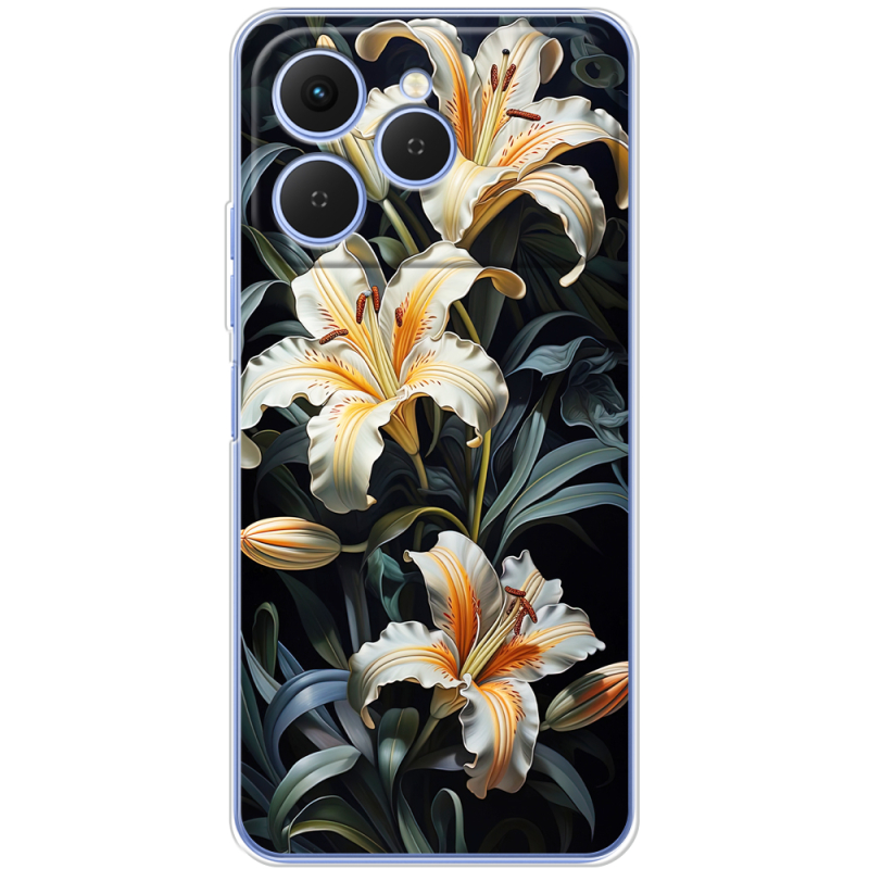 Чохол BoxFace Tecno Spark 40 Сяйво цвіту ночі