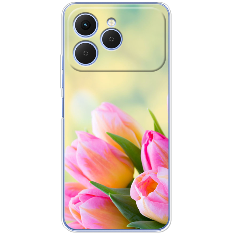 Чохол BoxFace Tecno Spark 40 Bouquet of Tulips